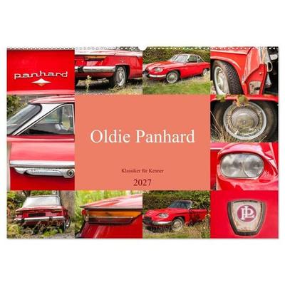 Oldie Panhard - Klassiker für Kenner (Wandkalender 2027 DIN A2 quer), CALVENDO Monatskalender