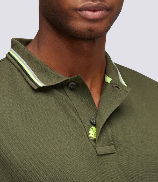 Polo Brice Sundek Hombre Verde S