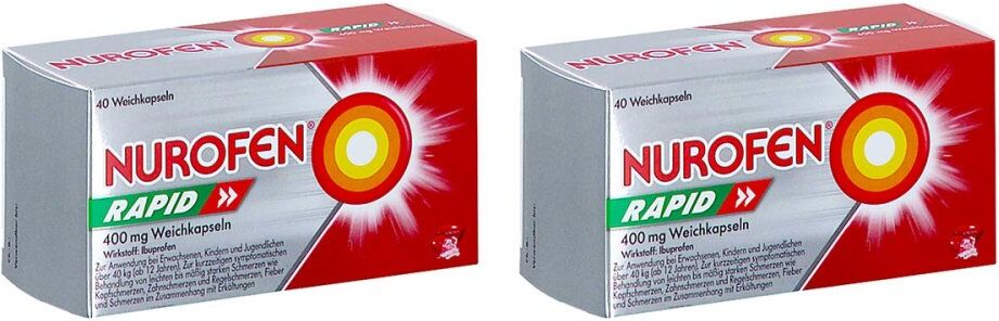 Nurofen Rapid Weichkapseln 400mg Ibuprofen 2x40stk