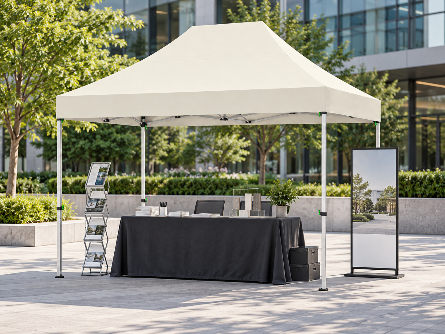 B2B Partner Faltpavillon 2 x 3 m, Aluminiumkonstruktion