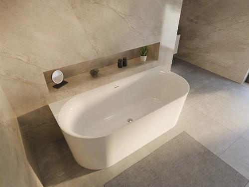 OTTOFOND Vorwand-Badewannen Set Afinar 180 x 80 cm weiß 703971