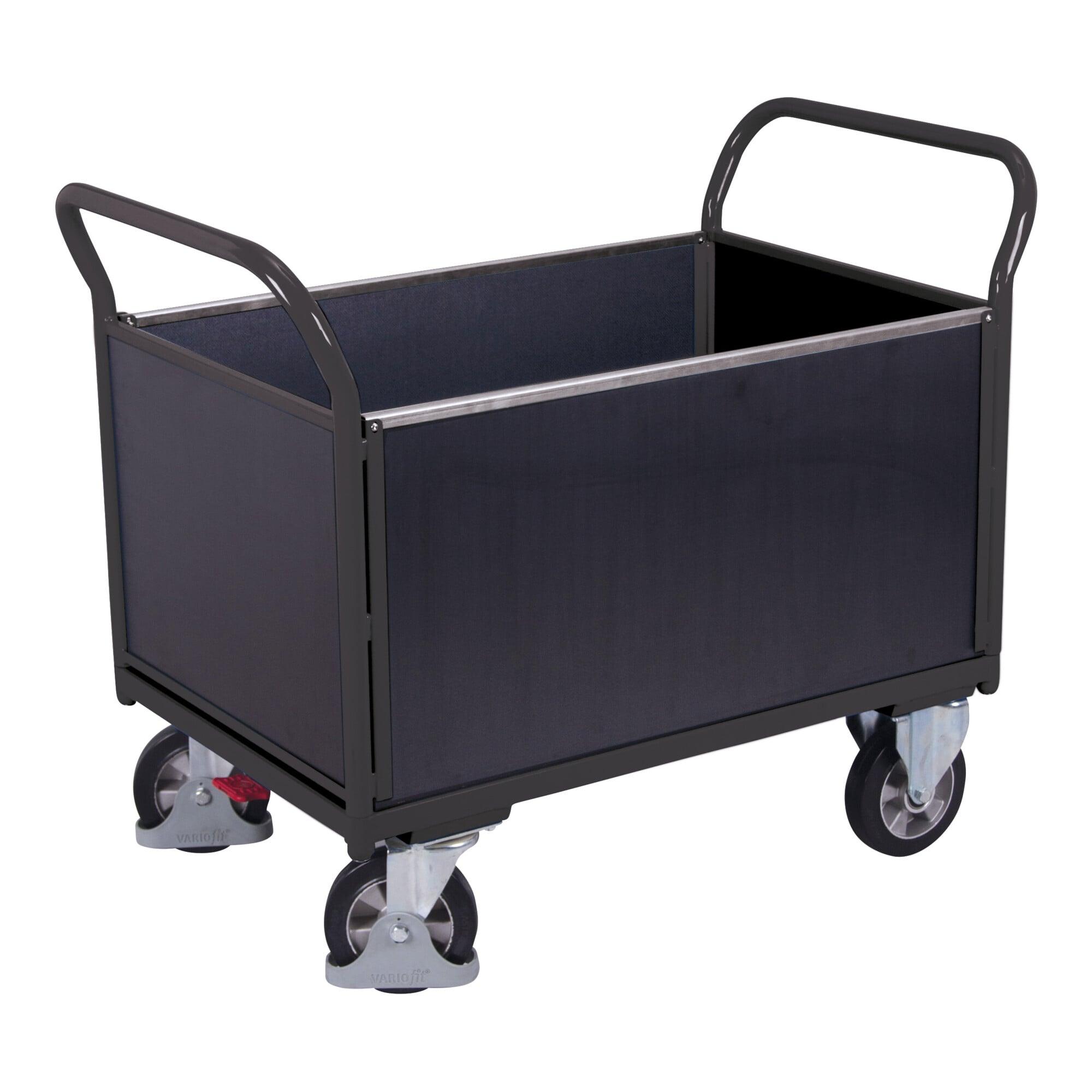 VARIOfit Vierwandwagen mit Siebdruckplatte RAL 7016 (sw-700.465/AG)