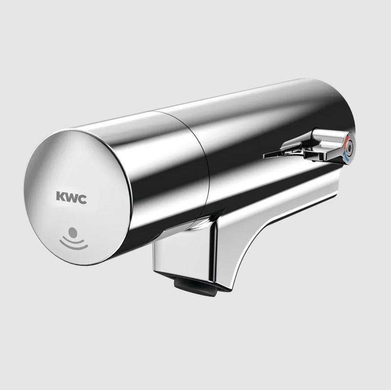 Mix Elektronik Waschplatzbatterie verchromt Opto-elektronisch Sensor KWC F5EM1015