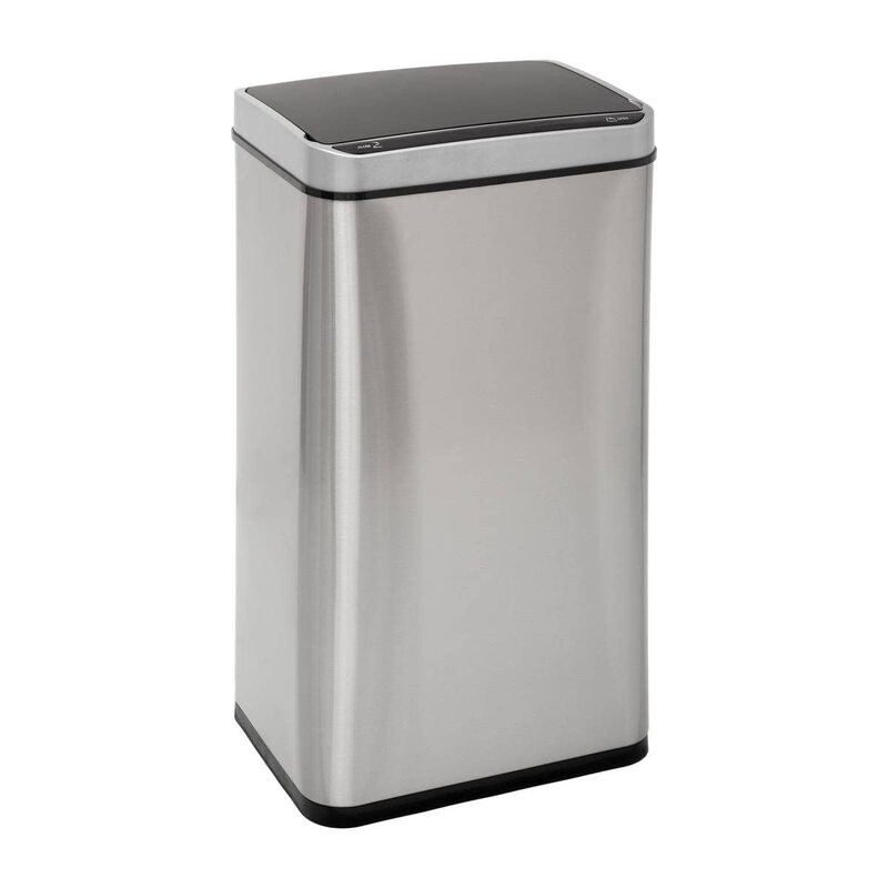 5five Sensor RVS Automatische Prullenbak, 40 L, Rechthoekig