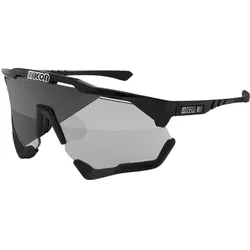 Scicon, Unisex, Sportbrille, aeroshade xl scnpp verre photocromatique argent (Anthracite, Black, Argent), Schwarz, Grau
