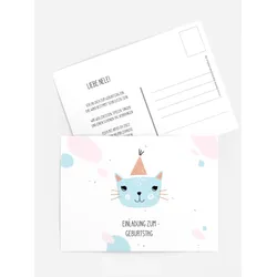Einladungen zum Geburtstag  selbst gestalten mit Spruch und Fotos im Onlinedesigner bei Meine-Kartenmanufaktur.de