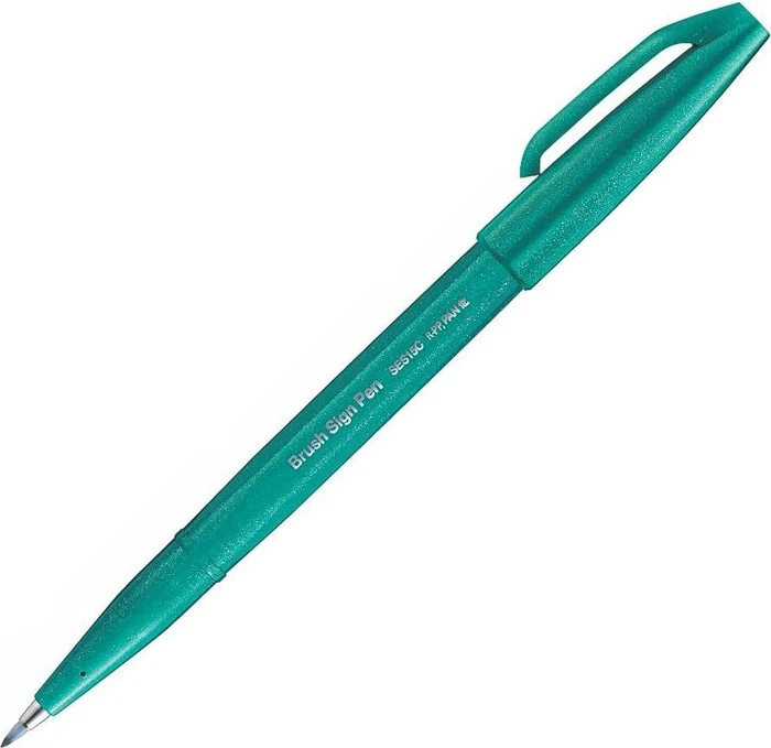 Pentel SES15C-D3X Brush-Pen blau, 1 St.