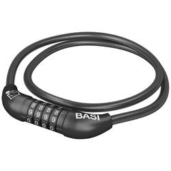 Basi ZR 313 Spiralkabelschloss Schwarz Zahlenschloss 6990-0313
