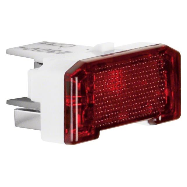 Berker LED-Aggregat Modul-Einsatz 1686 weiss mit roter Kalotte (1686)