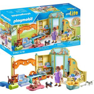playmobil Spielset MY LIFE 71743, ab 4 Jahre, Welpenhaus, 94 Teile