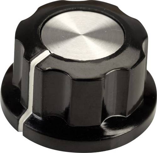 SCI RN-99E(6.4mm) RN-99E(6.4mm) Drehknopf mit Zeiger Schwarz, Weiß (Ø x H) 22.9mm x 12.7mm