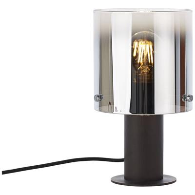 BRILLIANT Tischleuchte "Beth", braun (kaffee, rauchglas), 1, Ø 15cm H: 26cm, 1 Stk., Leuchten, Tischlampe Kaffee/rauchglas, Tischleuchte