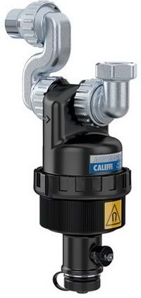 Caleffi Dirtmagslim Schlammabscheider 545205 Anlagenseite 3/4" AGxKesselseite 3/4" IG, Technopolymer-Gehäuse, mit Magnet, nicht linear