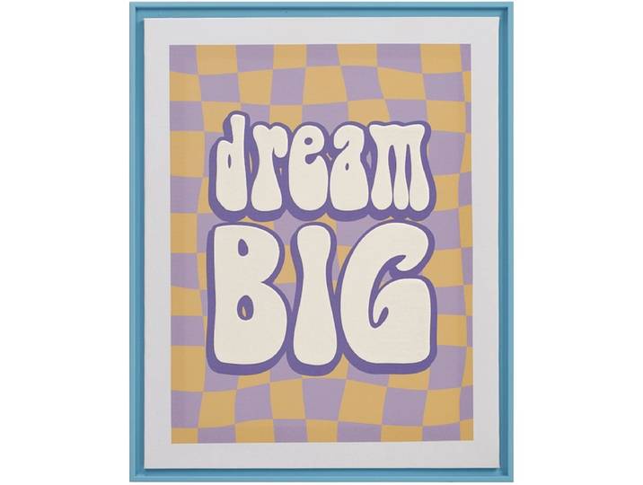 Strukturierte Leinwand DREAM 1 Stück mehrfarbig 50x40x2cm