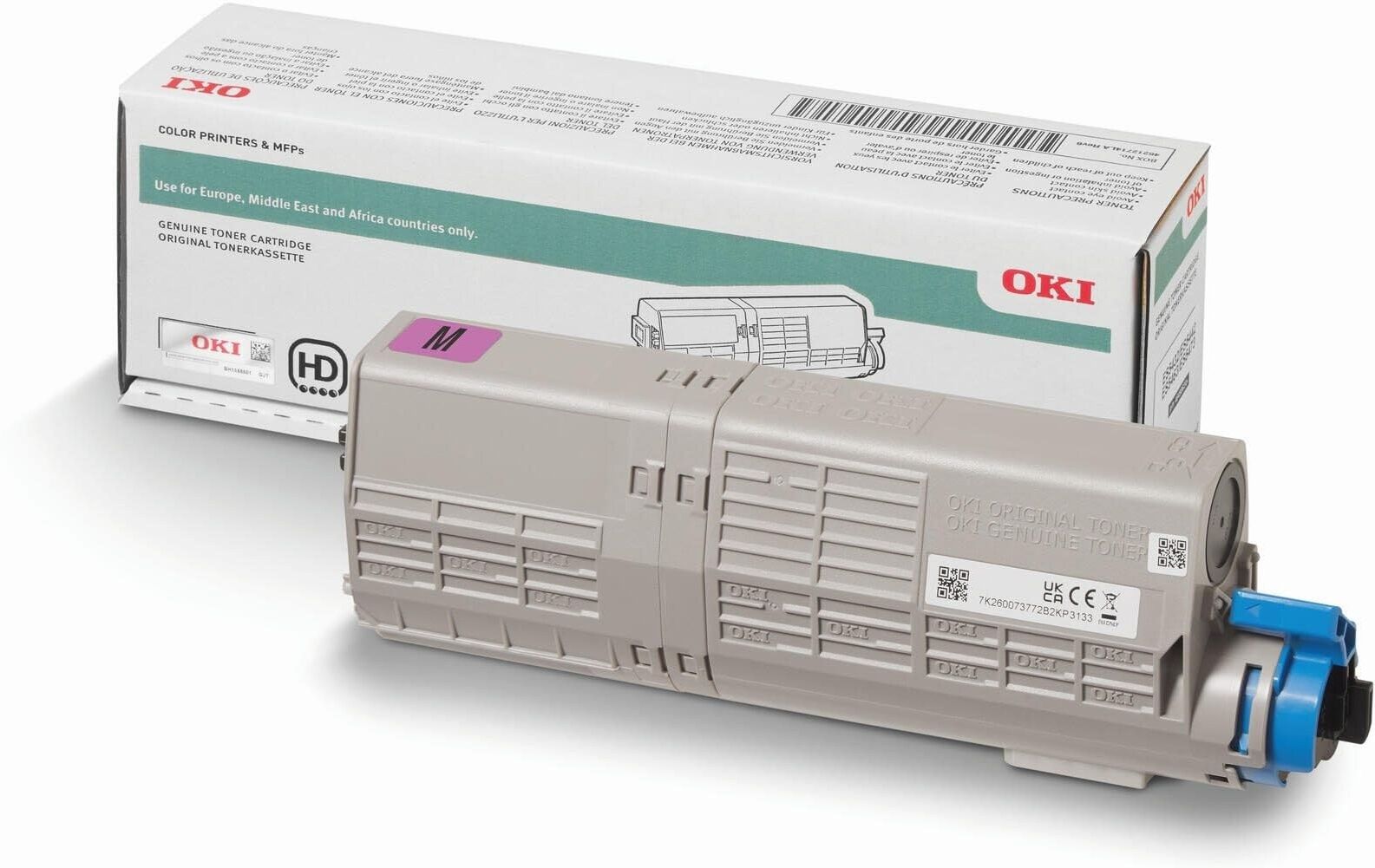 Oki 46490622 Original Toner Cartridge for ES5432, ES5442 & ES5473, 6,000 Pages - Magenta