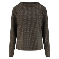 Shirt U-Boot-Ausschnitt Peter Hahn schwarz, 44