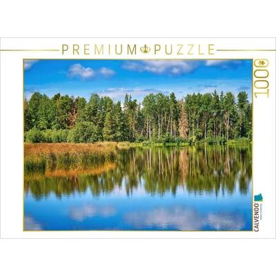 CALVENDO Puzzle Seerosenteich | 1000 Teile Lege-Größe 64x48cm Foto-Puzzle für glückliche Stunden