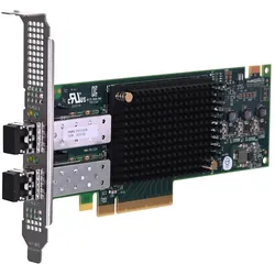 Broadcom LPE32002-M2. Eingebaut, Übertragungstechnik: Verkabelt, Hostschnittstelle: PCI-E, Schnittstelle: SFP (Mini PCI Express), Netzwerkkarte, Schwarz, Grau, Grün