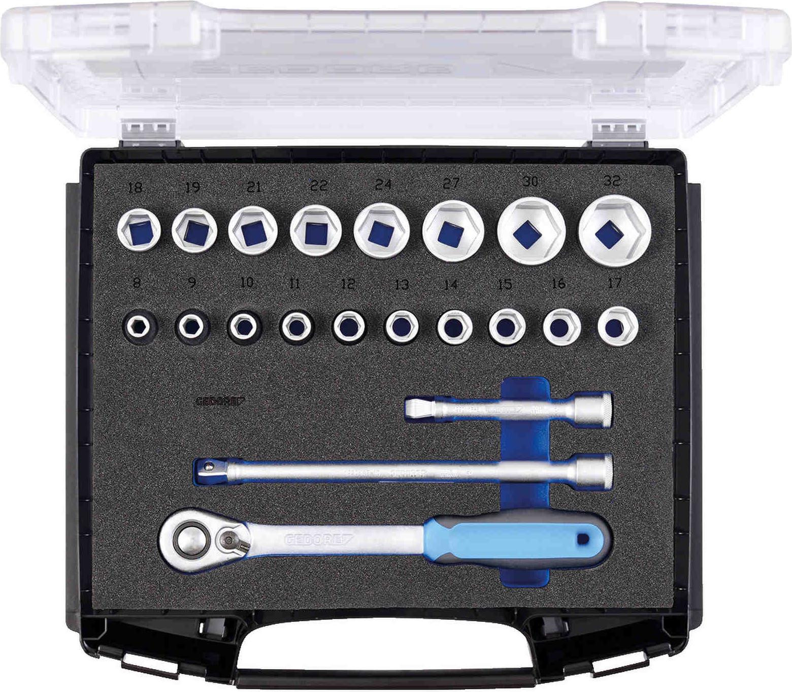 Gedore set sleutels 1/2 inch in i-BOXX 72, artikelnummer 1101 CT-19