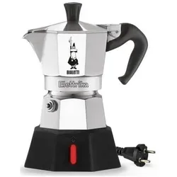 Bialetti Moka Elettrika2, Espressokocher, Schwarz, Silber