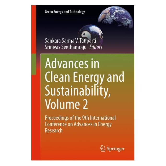Springer Advances in Clean Energy and Sustainability, Volume 2 (Englisch, Hardcover, Sankara Sarma V. Tatiparti, Sarma V Tatiparti, Srinivas Seethamraju) (61519206)