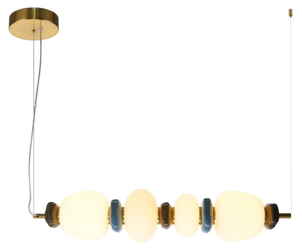 Italux hanglamp Evans LED goudkleurig design