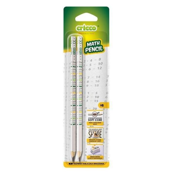 Teka Dreieckiger Bleistift Multiplikationstabelle HB 2 Stk. CRICCO (HB, 2x) (47996356)