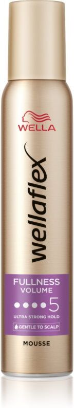 Wella Wellaflex Fullness Volume mousse fixante fixation extra forte pour cheveux doux 200 ml