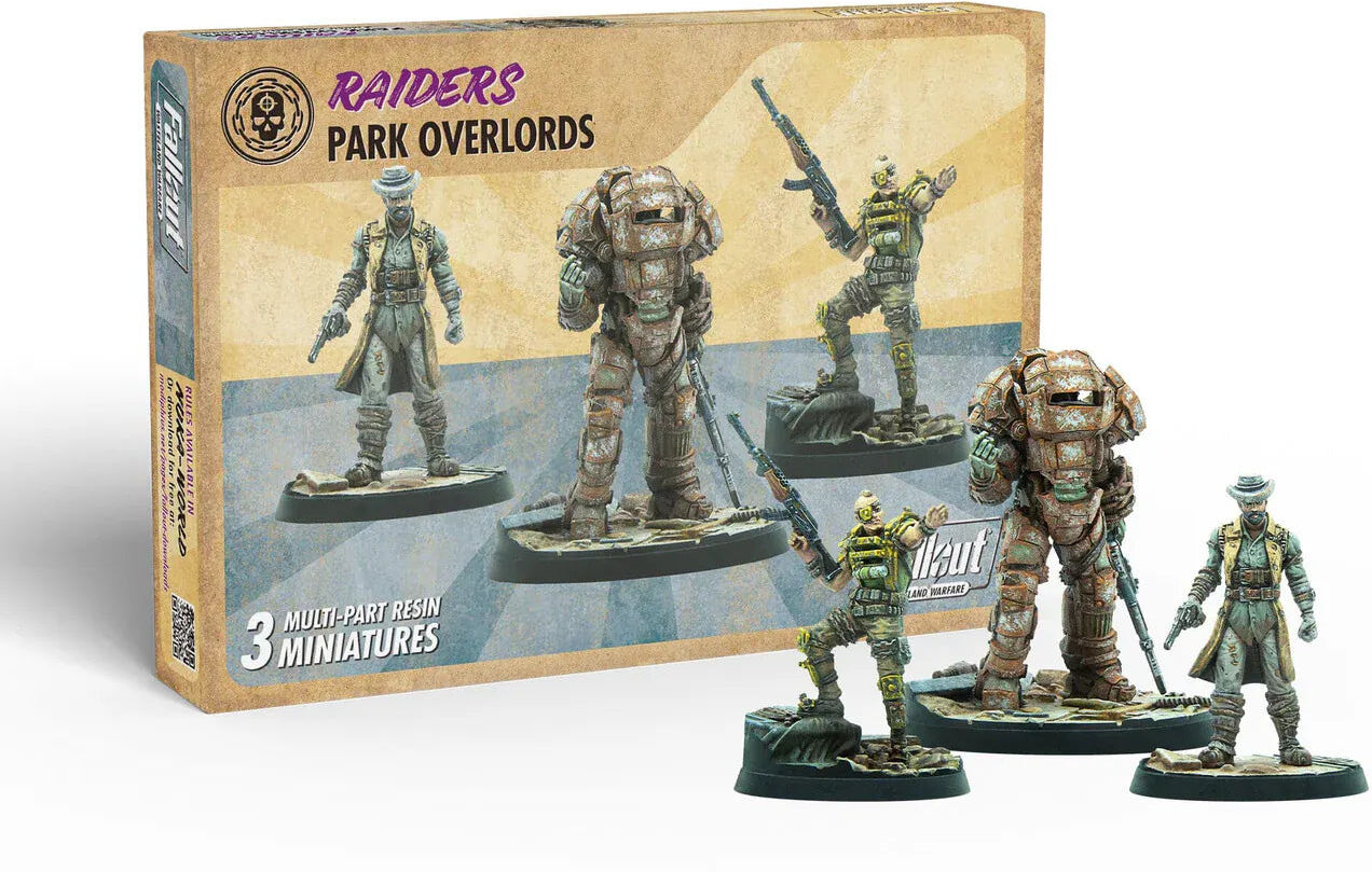 Modiphius Entertainment Fallout: Wasteland Warfare – Raiders Overlords Miniatures Set for Tabletop Gaming