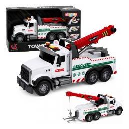 Lean Toys Baustellenfahrzeug mit verstellbarem Kran (73398097)