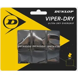 DUNLOP Viper-Dry Overgrip - 3er Pack - Schwarz - STK