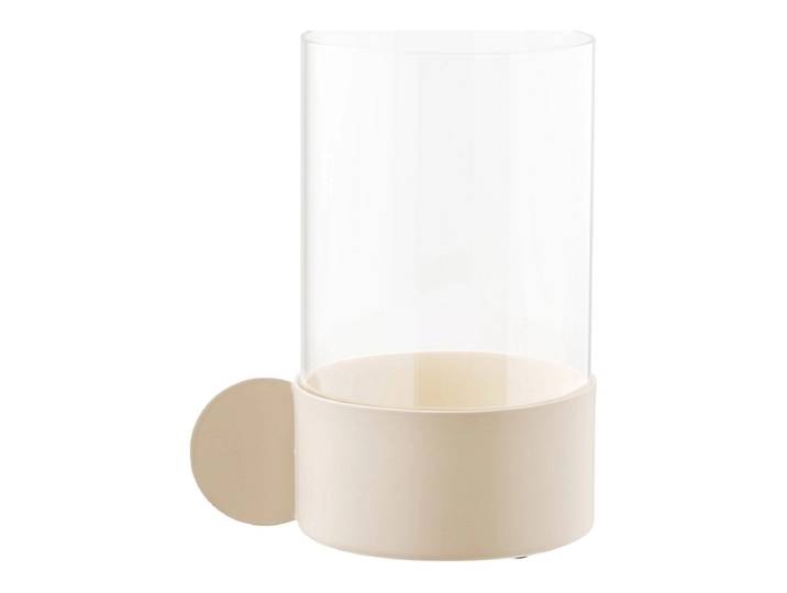 Windlicht HURRICANE 10 cm x 16.5 cm Glas beige