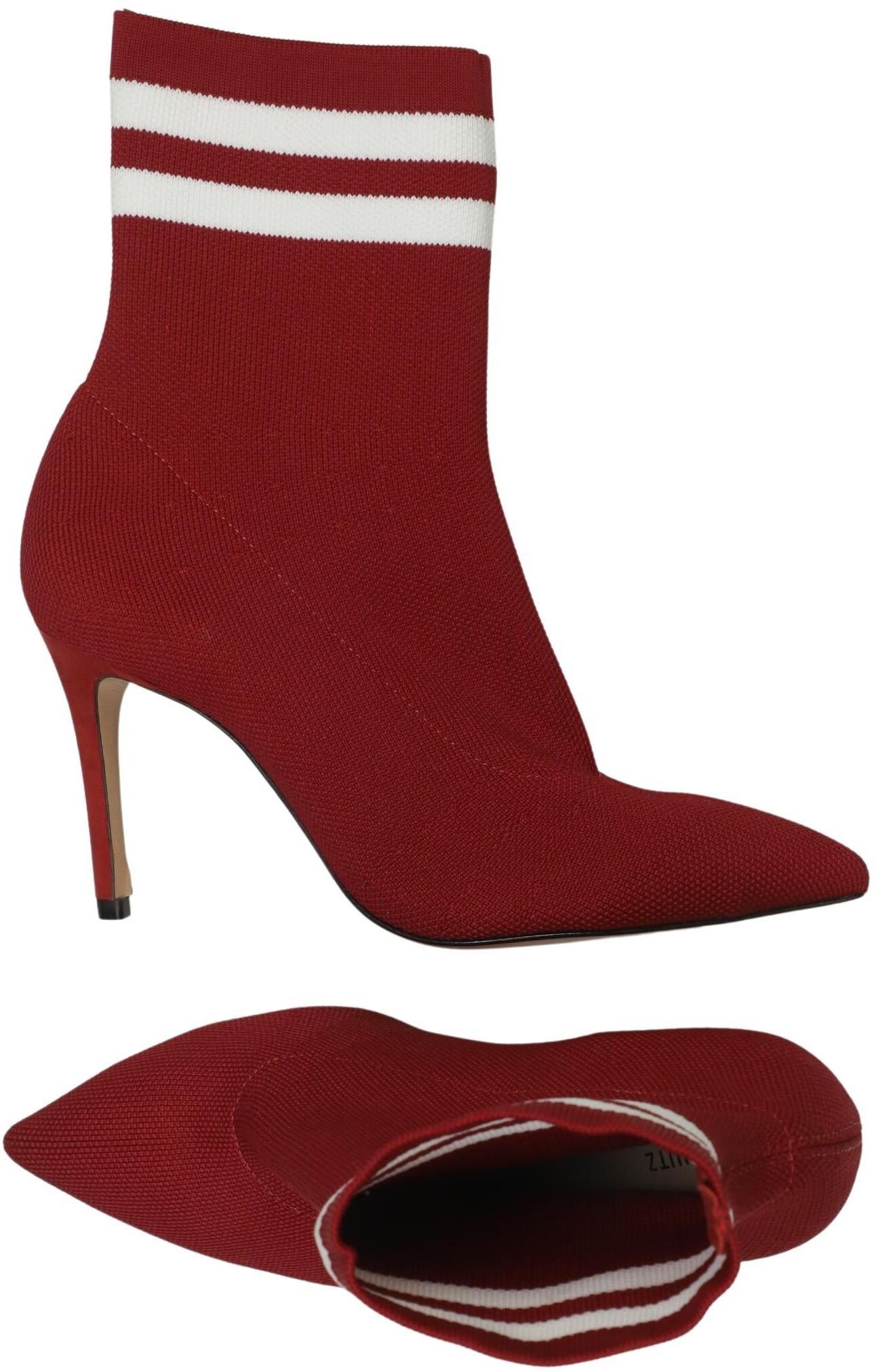 Schutz Damen Stiefelette, Rot, Gr. EU 38,5 (UK 5.5), kein / Etikett - Second Hand