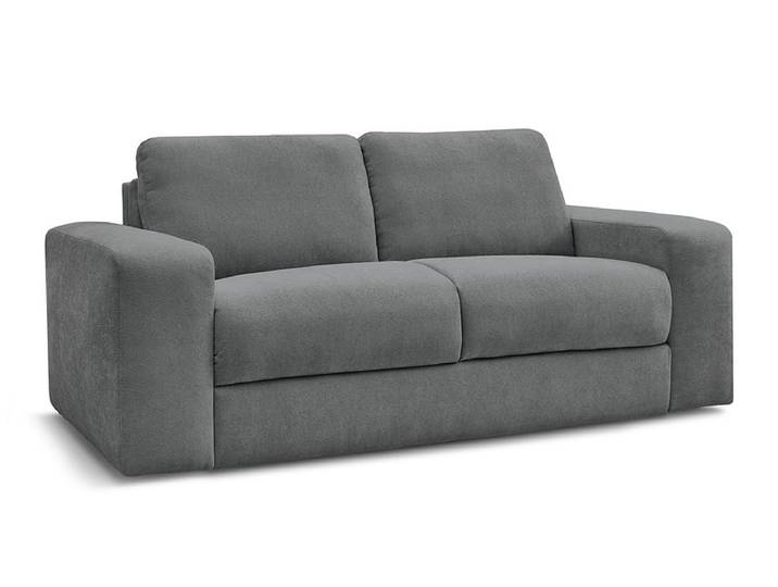 Bettsofa BOBOCHIC IBIZA Stoff mit Textur dunkelgrau