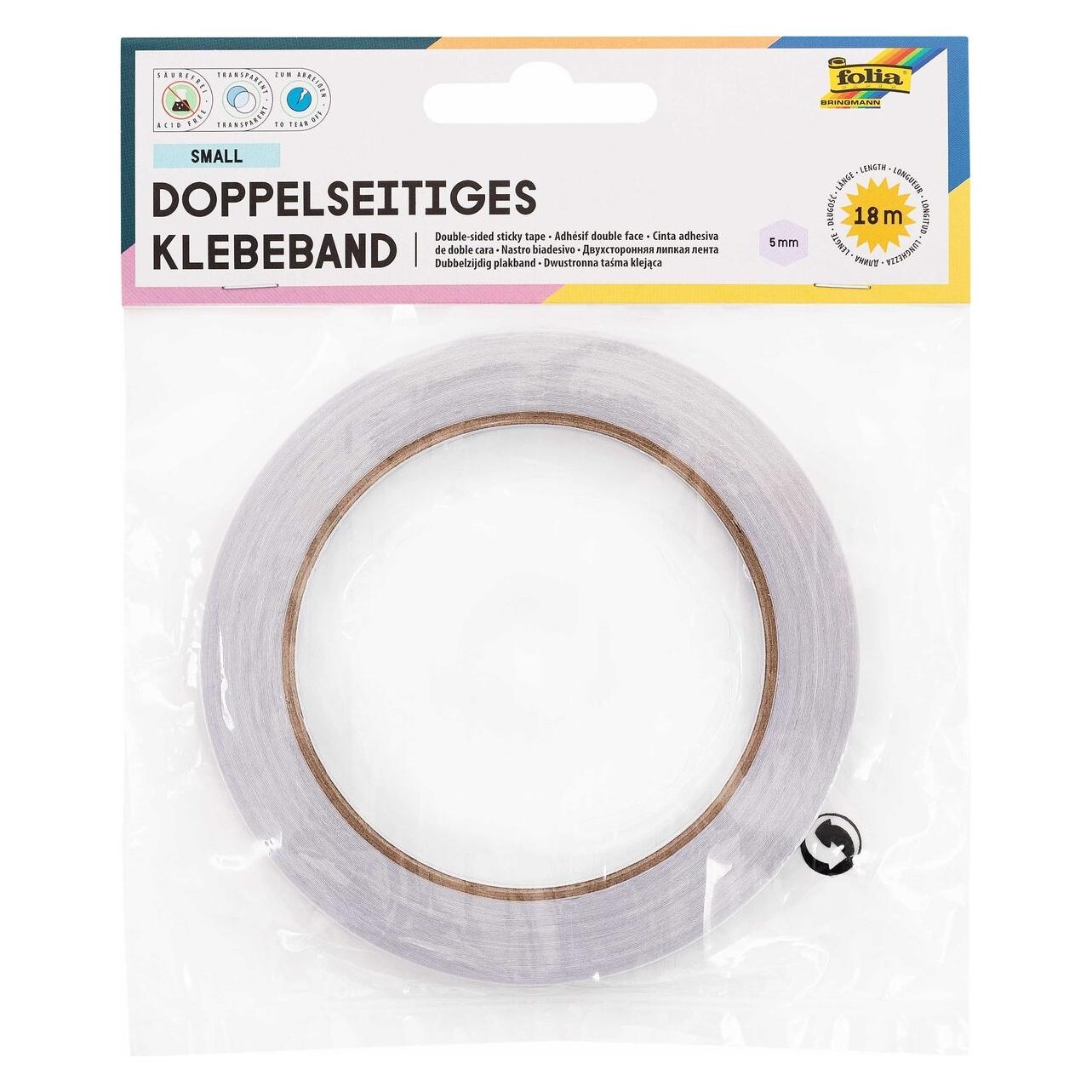 Folia Doppelseitiges Klebeband (5 mm) (55022)