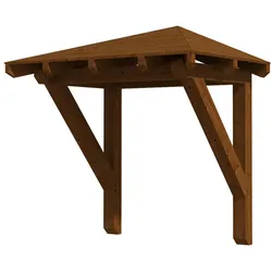 Skan Holz Vordach Wesel-nussbaum -Typ 1