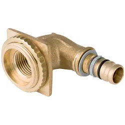 Geberit, Rohrverbindungstechnik, Anschlusswinkel Mepla 20xRp 1/2, 90G, f UP-Spülkasten, Rotguss (Winkelverbindung)
