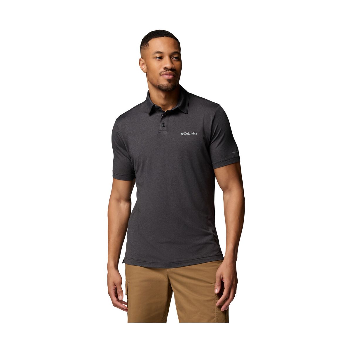 Columbia Parsons Point Polo black heather, shark (010) L 215743-2157433-010-L