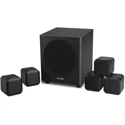 Mission M-CUBE+SE 5.1 systeem - Zwart (Set, 150 W), HiFi + Heimkino Lautsprecher, Schwarz