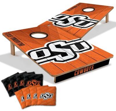 Skip's Garage Oklahoma State Cowboys NCAA Tailgate Cornhole Board Set