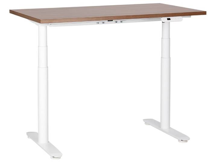 Table à hauteur ajustable Électrique marron