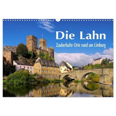 Die Lahn - Zauberhafte Orte rund um Limburg (Wandkalender 2026 DIN A3 quer), CALVENDO Monatskalender