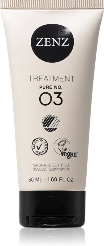 ZENZ Organic Pure No. 03 masque traitant pour cheveux 50 ml