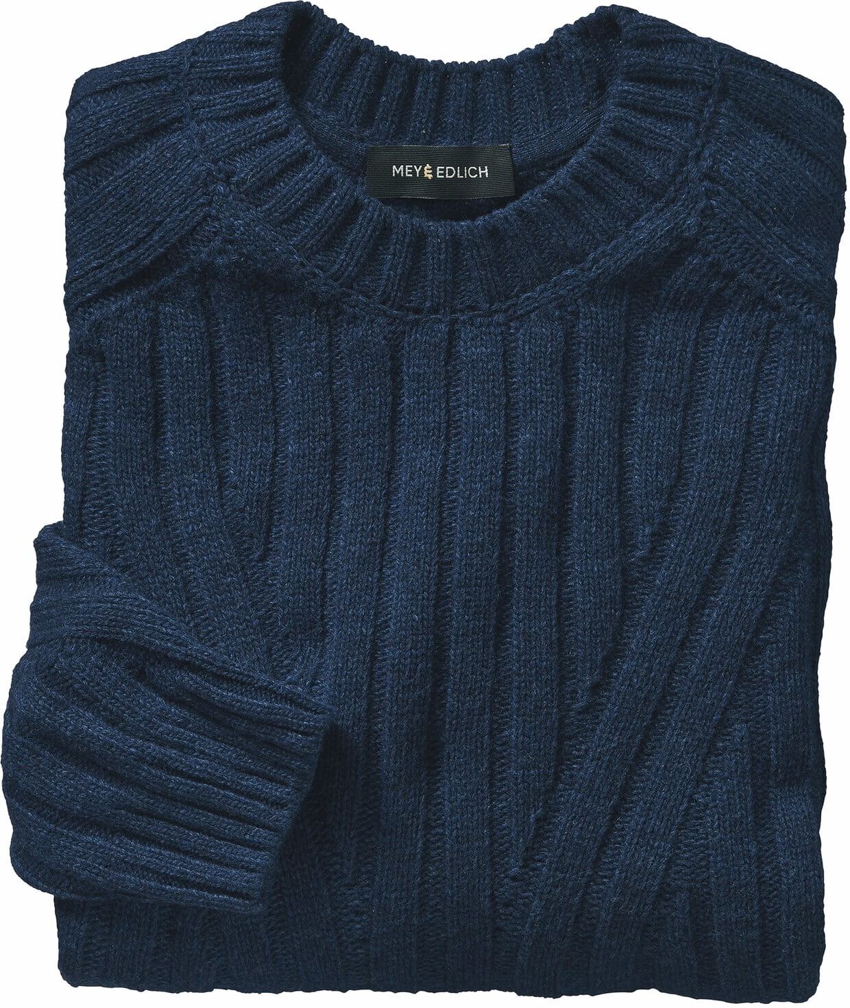 Mey & Edlich Op-Art-Pullover Blau 58