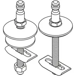 LAUFEN Pro Befestigungselement H8939680000001 mit Absenkautomatik, für WC-Sitz, H893958
