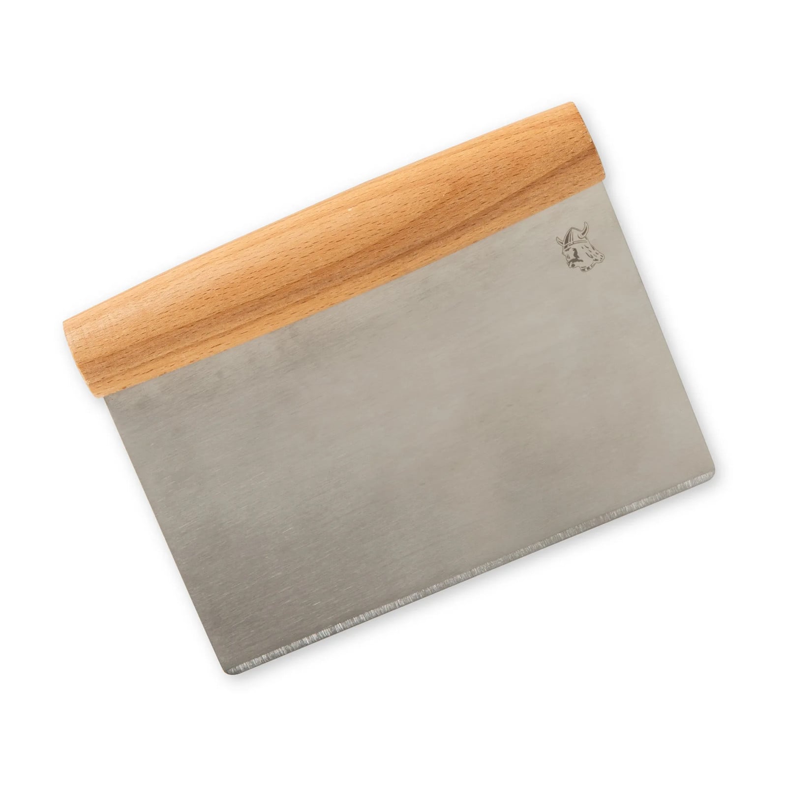 Nordic Ware deegschraper en deegsnijder met beukenhouten handvat en roestvrijstalen lemmet