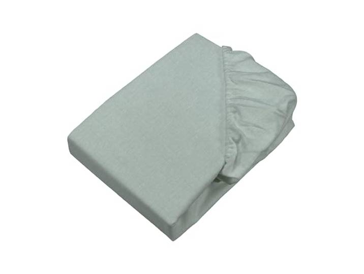 SETEX Feinbiber Spannbettlaken Melange, 90 x 200 cm großes Spannbetttuch, 90% Baumwolle/10% Polyester, Bettlaken in Salbei