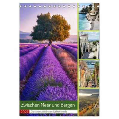 Zwischen Meer und Bergen (Tischkalender 2027 DIN A5 hoch), CALVENDO Monatskalender