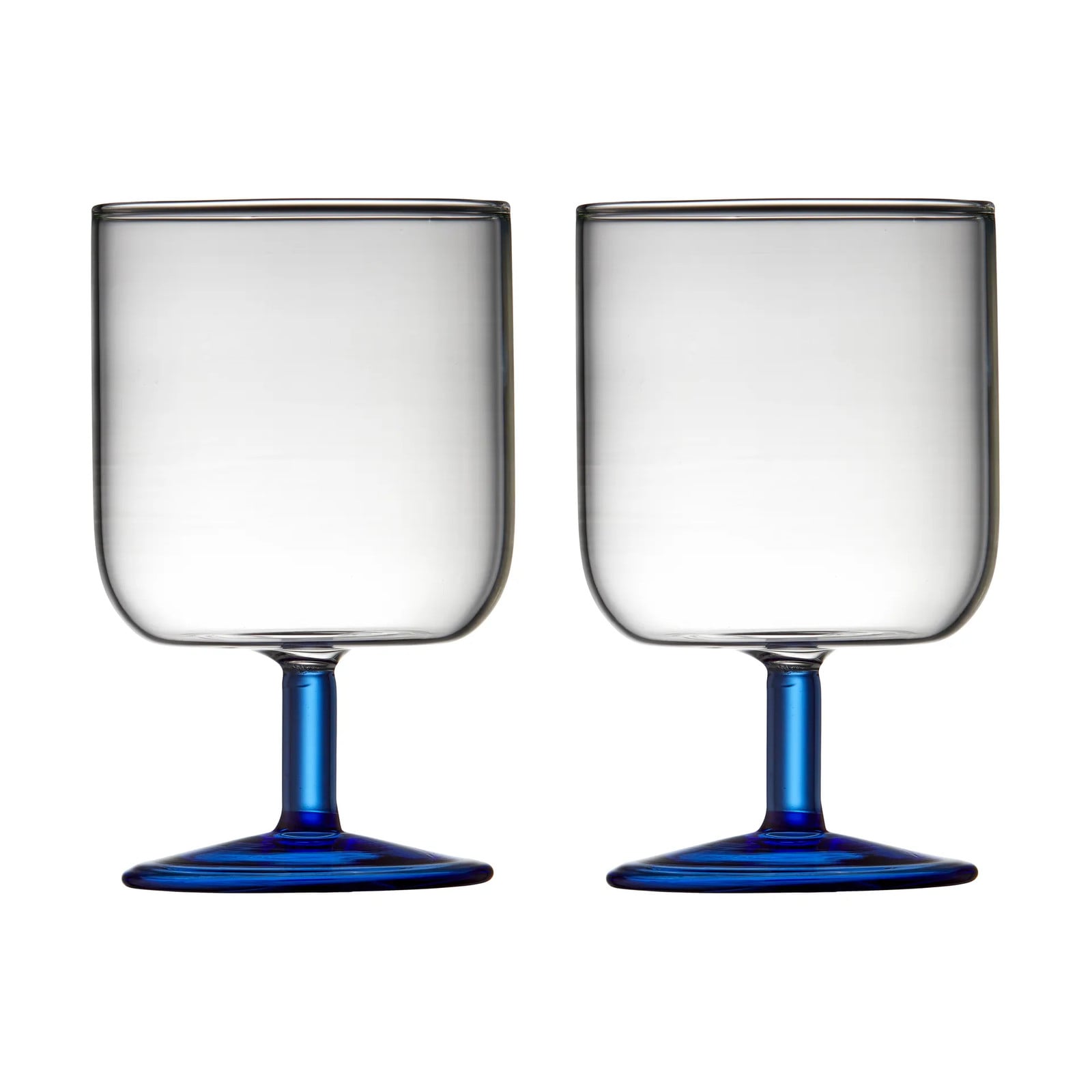 Lyngby Glas Torino wijnglas 30 cl 2-pack Clear-blue