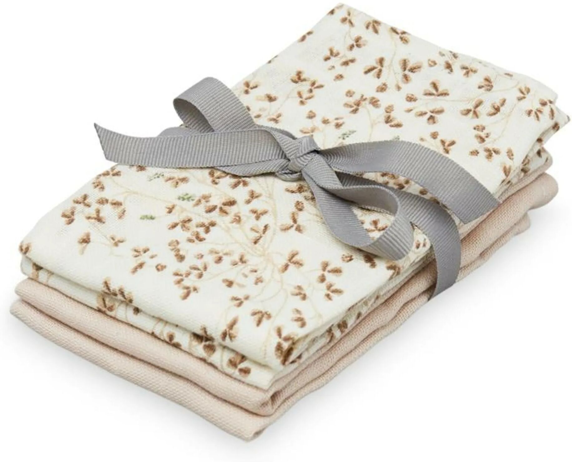 Cam Cam Lingettes de toilette Lierre - Set de 4 Marron taille unique
